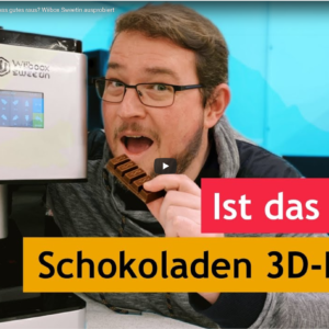 Der Dipl.-Dau druckt Schokolade – das Unboxing eines Schokoladendruckers